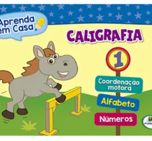 LIVRO APRENDA EM CASA CALIGRAFIA VOL.1