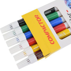 CANETINHA COMPACTOR COLOR 6 CORES