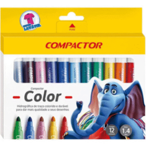 CANETINHA COMPACTOR COLOR 12 CORES