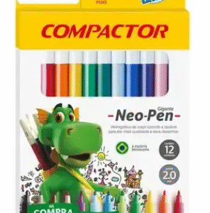 CANETINHA HIDROCOR NEO-PEN 12 CORES - COMPACTOR