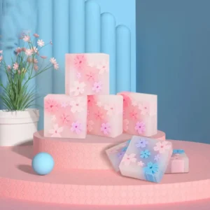 BORRACHA ESCOLAR DESIGN DE FLORES COLOR