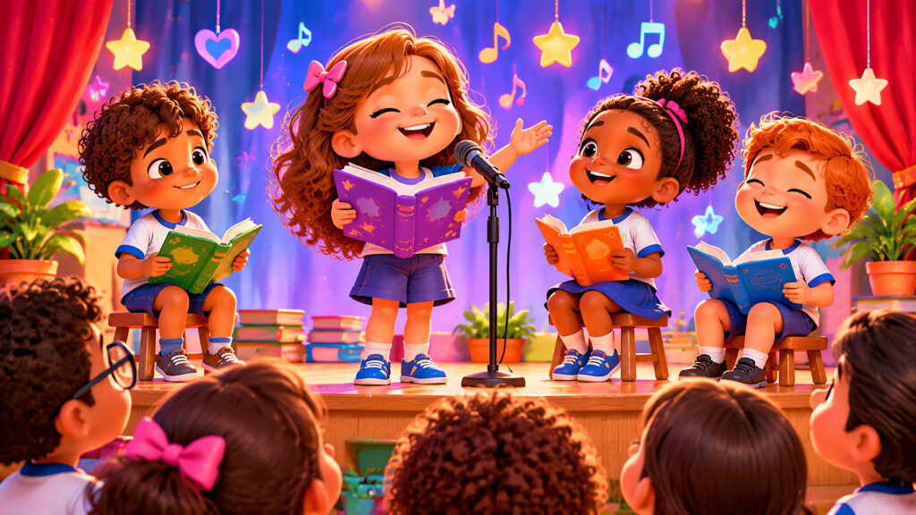 Dia da Poesia na escola: como um sarau infantil fortalece a criatividade e o desenvolvimento das crianças
